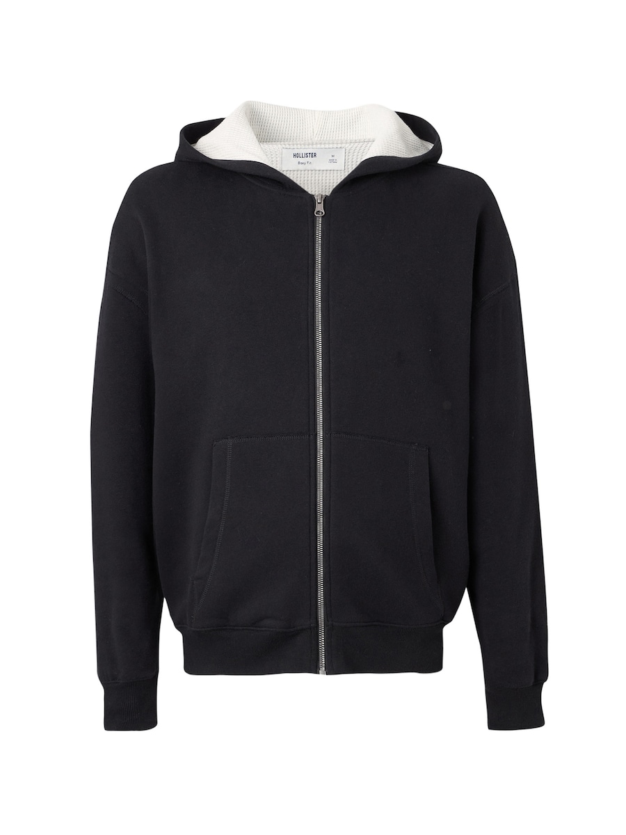 Толстовка с капюшоном на молнии HOLLISTER, черный
Толстовка с капюшоном на молнии HOLLISTER, черный