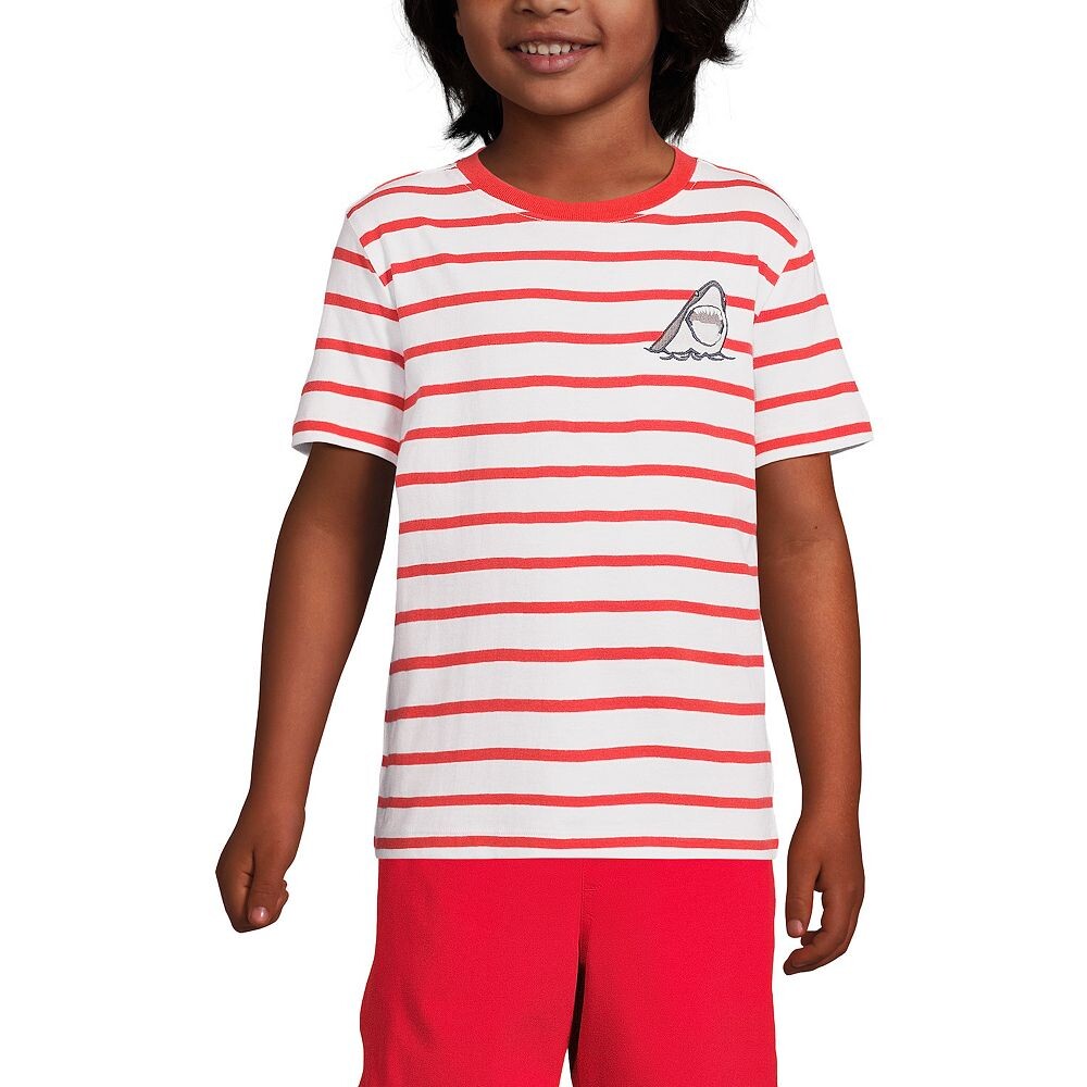 Футболка Lands' End Quirky с короткими рукавами и рисунком для мальчиков от 2 до 20 лет в цвете Regular и Husky, цвет Small Shark
Футболка Lands' End Quirky с короткими рукавами и рисунком для мальчиков от 2 до 20 лет в цвете Regular и Husky, цвет Small Shark