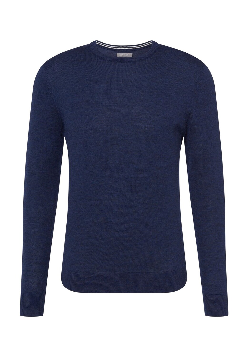 Шерстяной мужской свитер с круглым вырезом GALERIA essentials, цвет 01 Navy Mel.
Шерстяной мужской свитер с круглым вырезом GALERIA essentials, цвет 01 Navy Mel.