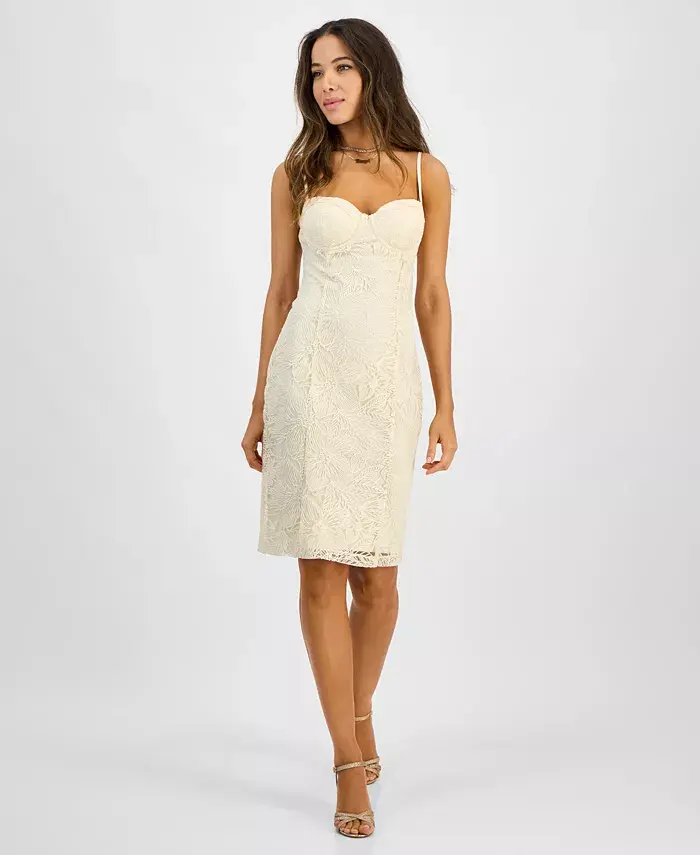 Женское платье Serene с кружевными вставками и корсетной шнуровкой GUESS, белый
Женское платье Serene с кружевными вставками и корсетной шнуровкой GUESS, белый