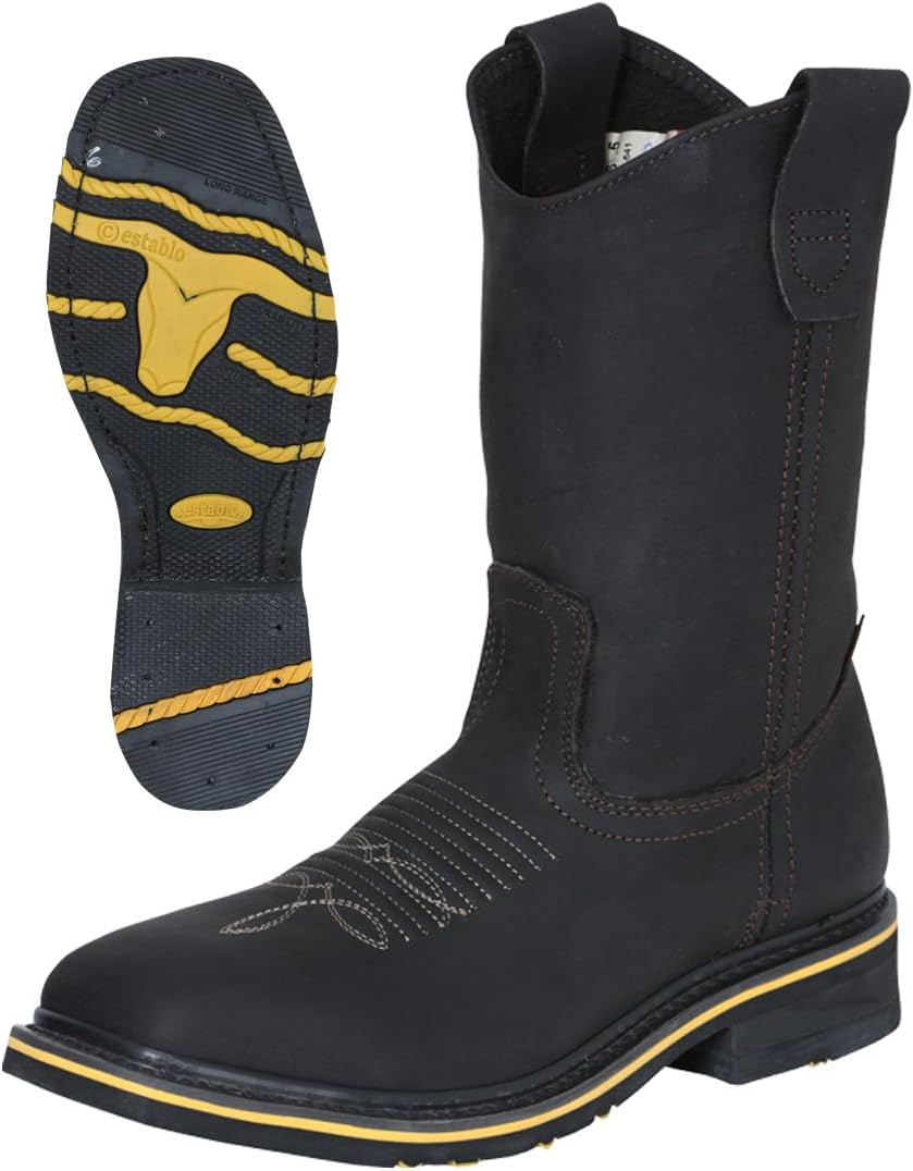 Мужские сапоги для родео, сумасшедшая кожа, стальной носок, шоколадный, модель 634 Generic
Мужские сапоги для родео, сумасшедшая кожа, стальной носок, шоколадный, модель 634 Generic