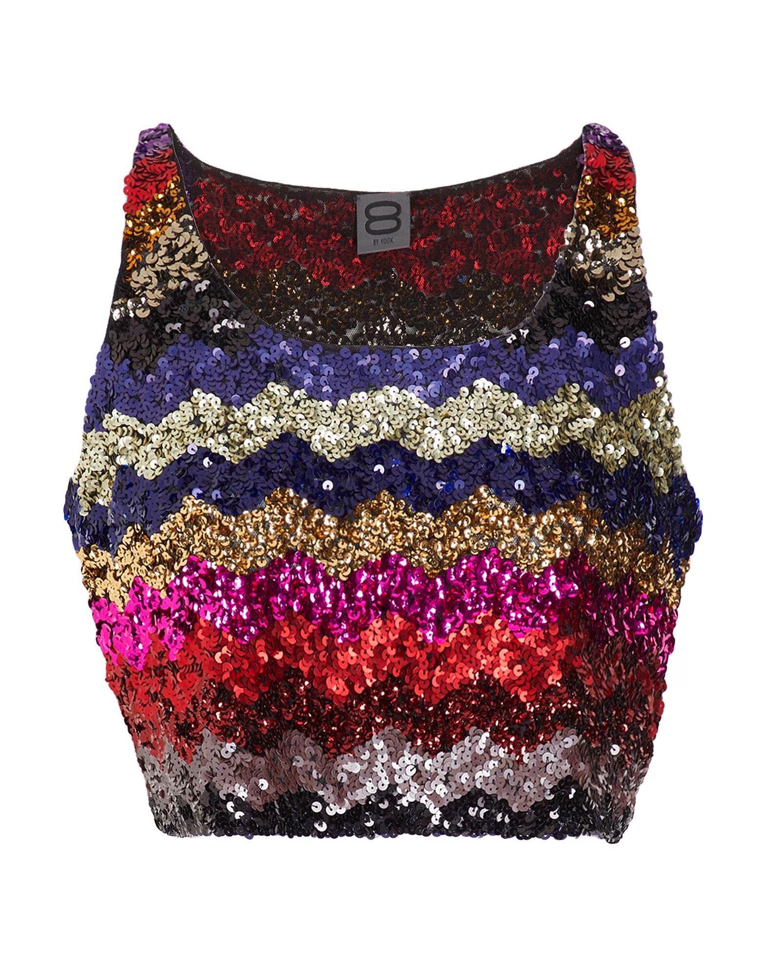 Укороченный топ ручной работы, украшенный пайетками 7 By Yoox, фуксия
Укороченный топ ручной работы, украшенный пайетками 7 By Yoox, фуксия