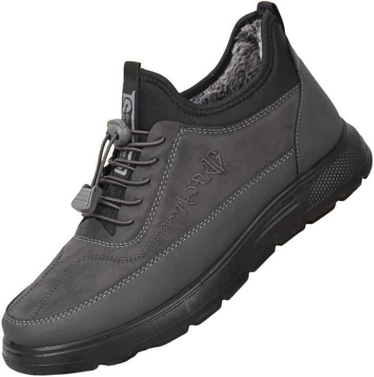 Зимние мужские спортивные кроссовки - толстая подошва с противоскользящим и стойким к износу протектором - комфортная и мягкая подкладка - устойчивы к холодному ветру Clolinde, серый
Зимние мужские спортивные кроссовки - толстая подошва с противоскользящим и стойким к износу протектором - комфортная и мягкая подкладка - устойчивы к холодному ветру Clolinde, серый