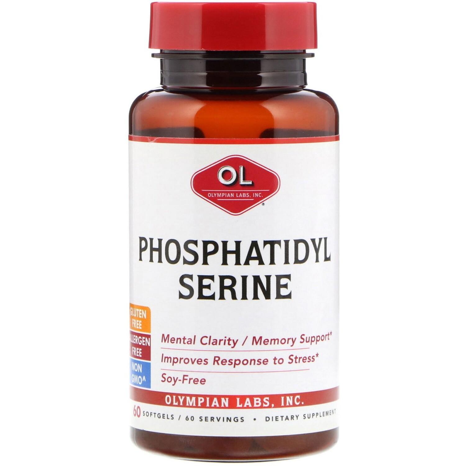 Olympian Labs Фосфатидилсерин 60 желатиновых капсул
Olympian Labs Фосфатидилсерин 60 желатиновых капсул