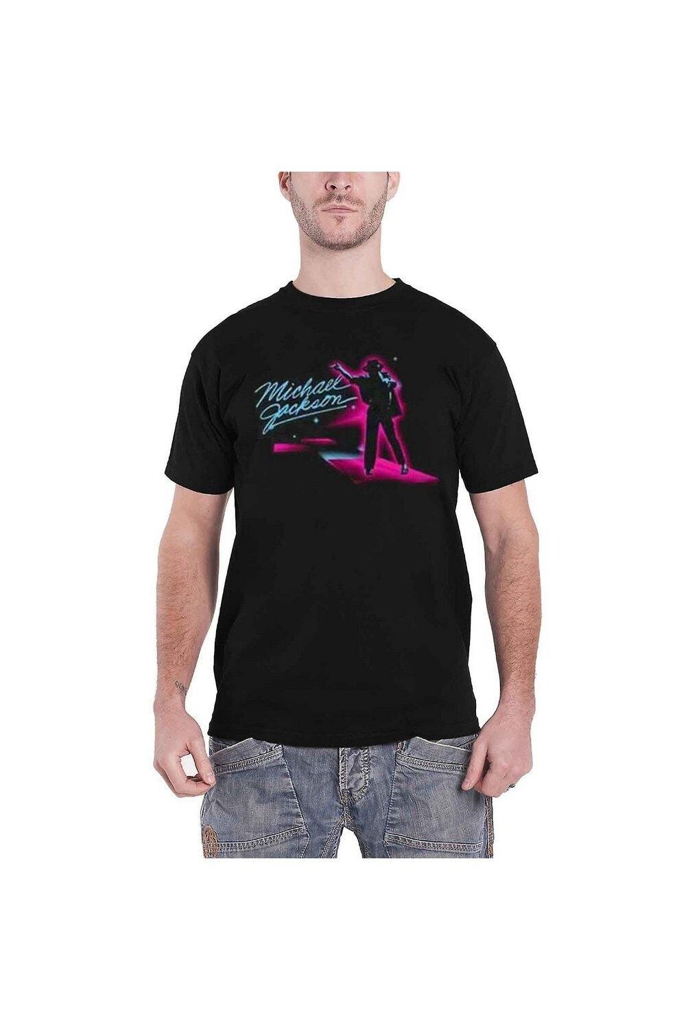 Неоновая хлопковая футболка Michael Jackson, черный
Неоновая хлопковая футболка Michael Jackson, черный