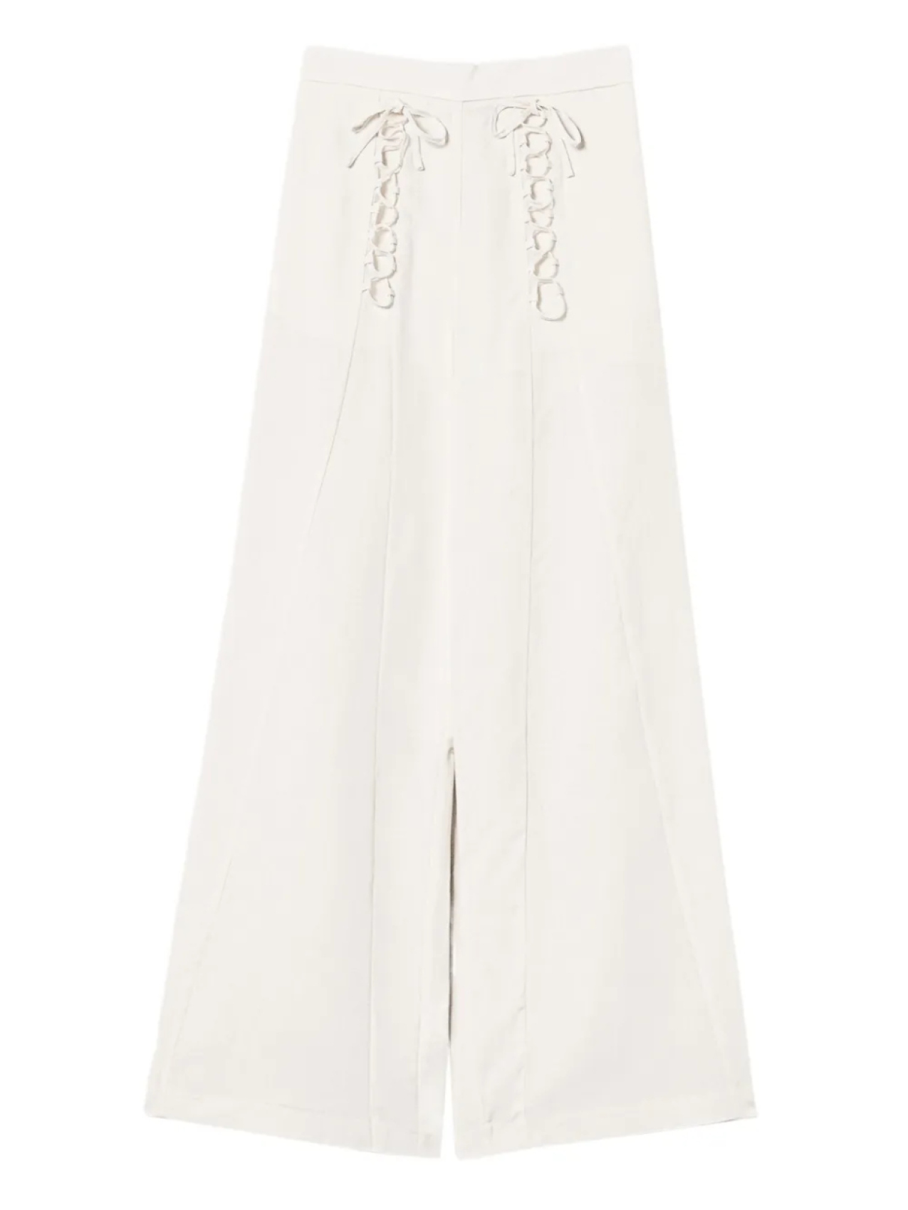 Брюки со шнуровкой TWINSET, белый 
Брюки со шнуровкой TWINSET, белый