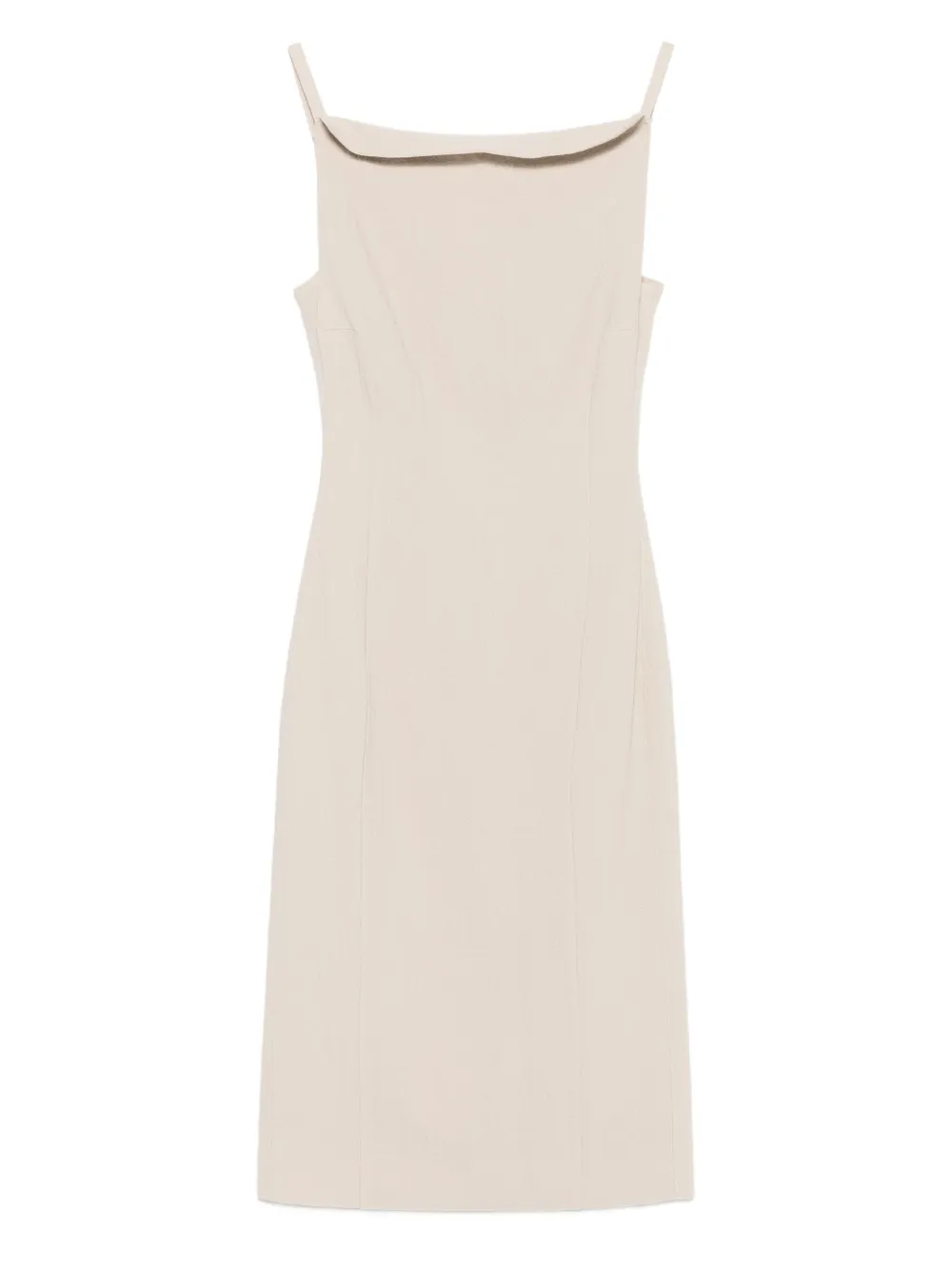 Платье миди с квадратным вырезом Nanushka, бежевый
Платье миди с квадратным вырезом Nanushka, бежевый