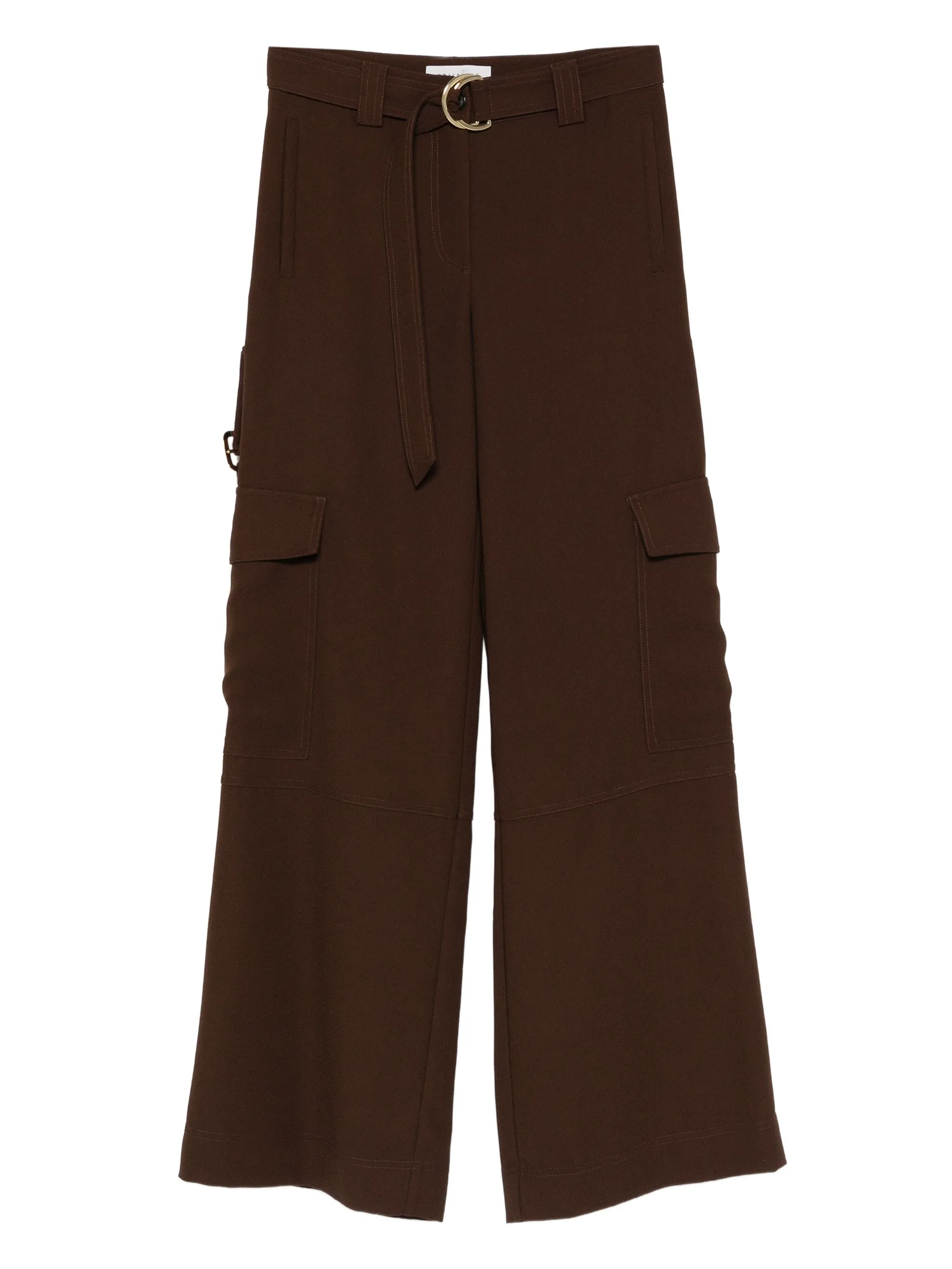 Брюки с карманами и поясом Ermanno Firenze, коричневый
Брюки с карманами и поясом Ermanno Firenze, коричневый