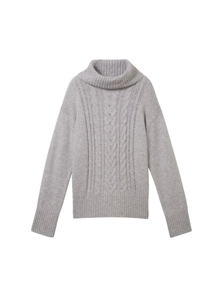 Tom Tailor Свитер средней серебристо-серой меланжевой расцветки
Tom Tailor Свитер средней серебристо-серой меланжевой расцветки