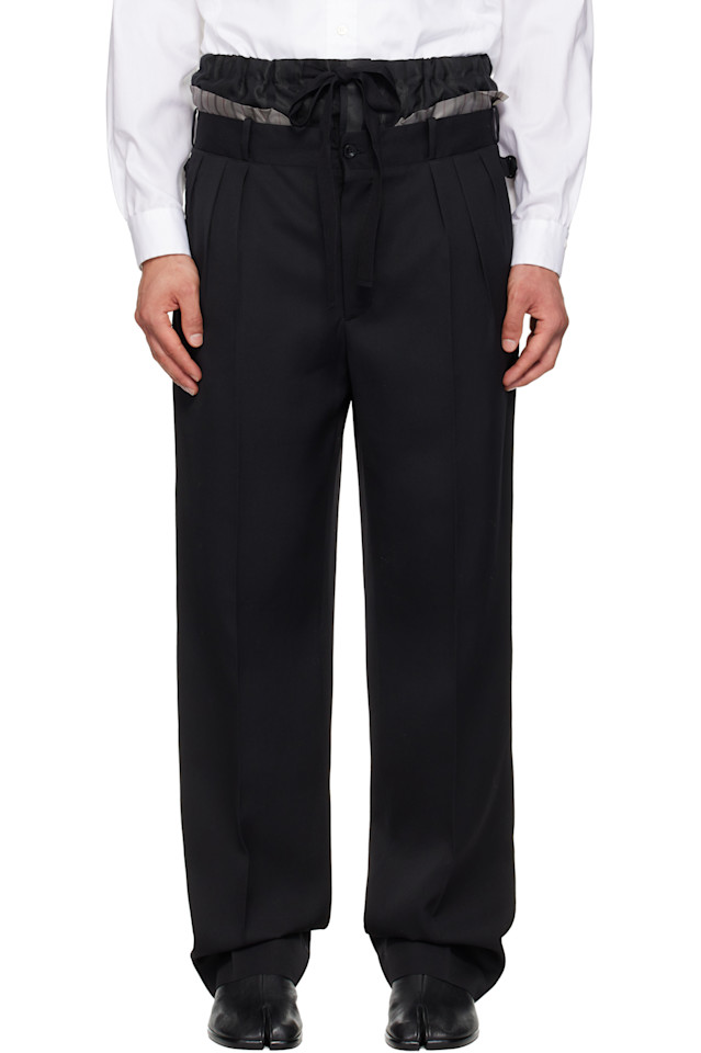 Брюки с «анонимностью подкладки» Maison Margiela, черный
Брюки с «анонимностью подкладки» Maison Margiela, черный