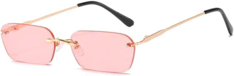 Модные маленькие прямоугольные солнцезащитные очки без оправы для женщин в винтажном стиле с прозрачными линзами цвета океана, мужские розовые и желтые овальные солнцезащитные очки UUPTTPL, Pink
Модные маленькие прямоугольные солнцезащитные очки без оправы для женщин в винтажном стиле с прозрачными линзами цвета океана, мужские розовые и желтые овальные солнцезащитные очки UUPTTPL, Pink