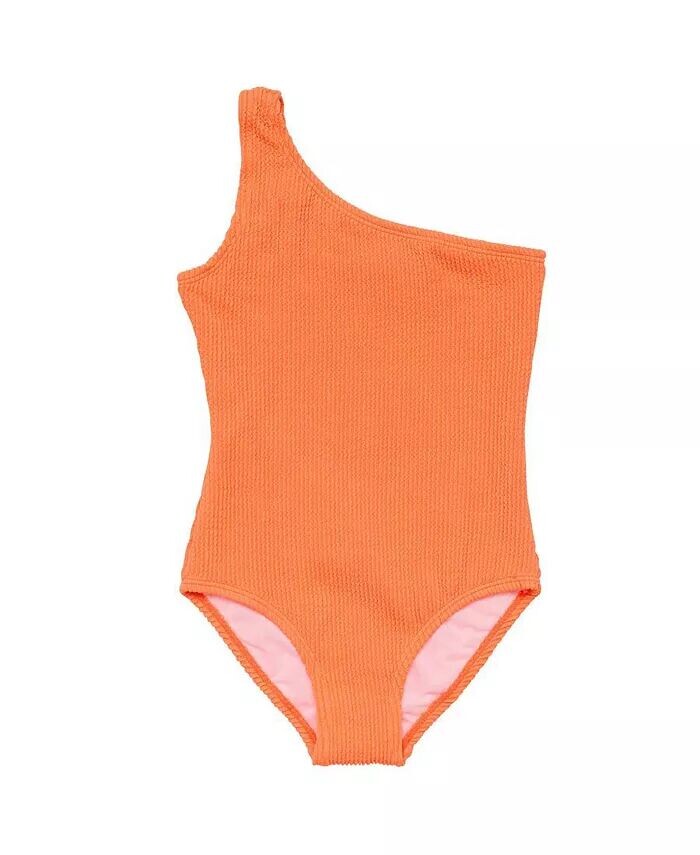 Детский купальник мандариновый на одно плечо для девочек Snapper Rock, оранжевый
Детский купальник мандариновый на одно плечо для девочек Snapper Rock, оранжевый