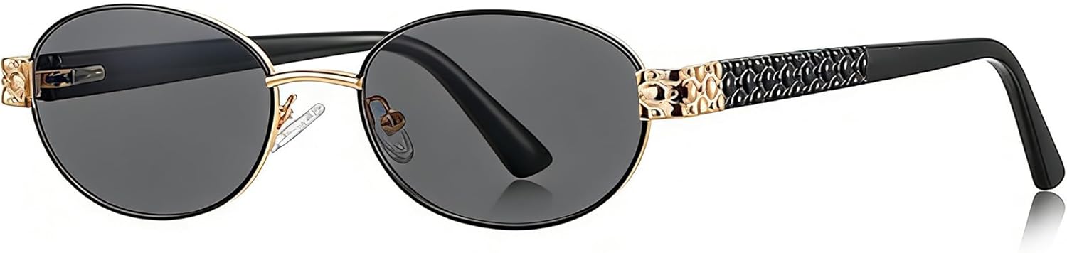 bullabulling Ретро маленькие овальные солнцезащитные очки для женщин, модные металлические солнцезащитные очки, узкие солнцезащитные очки в стиле Y2K, дизайнерские солнцезащитные очки, Tortoise/Tea
bullabulling Ретро маленькие овальные солнцезащитные очки для женщин, модные металлические солнцезащитные очки, узкие солнцезащитные очки в стиле Y2K, дизайнерские солнцезащитные очки, Tortoise/Tea