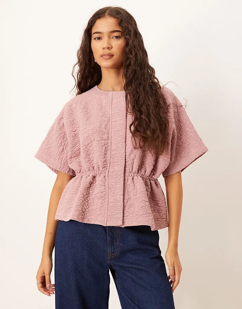 Пиджак ASOS DESIGN с приталенной талией и жаккардовым узором с розовыми цветами
Пиджак ASOS DESIGN с приталенной талией и жаккардовым узором с розовыми цветами