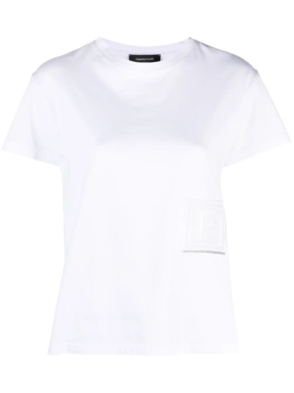 Футболка с нашивкой-логотипом Fabiana Filippi, белый
Футболка с нашивкой-логотипом Fabiana Filippi, белый
