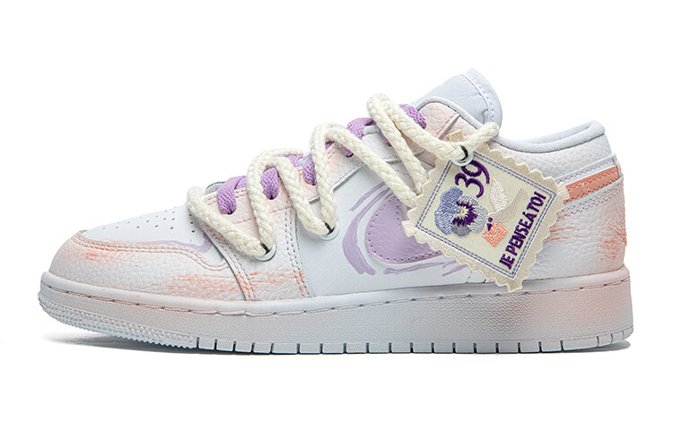 Кроссовки Air JORDAN 1 Vintage Basketball Shoes Women's Low-Top White Purple Pink
Кроссовки Air JORDAN 1 Vintage Basketball Shoes Women's Low-Top White Purple Pink