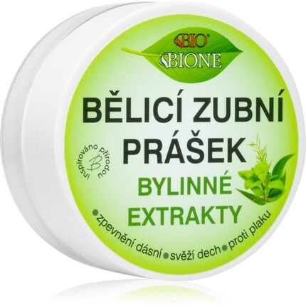 Dentamint Herbal Extracts Отбеливающий зубной порошок - 40 г Bione Cosmetics 
Dentamint Herbal Extracts Отбеливающий зубной порошок - 40 г Bione Cosmetics