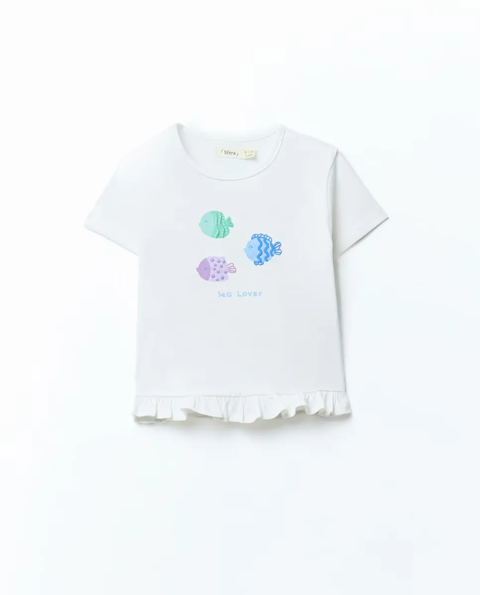 Футболка с изображением летучей рыбы Sfera, белый
Футболка с изображением летучей рыбы Sfera, белый