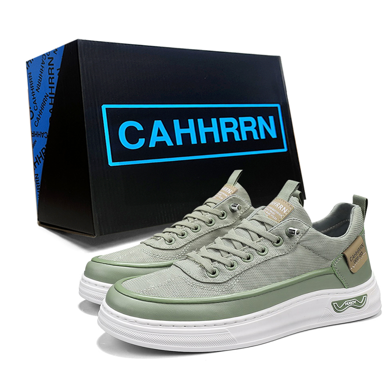 CAHHRRN Дышащие низкие скейтерские кроссовки мужские зеленые, цвет Green
CAHHRRN Дышащие низкие скейтерские кроссовки мужские зеленые, цвет Green