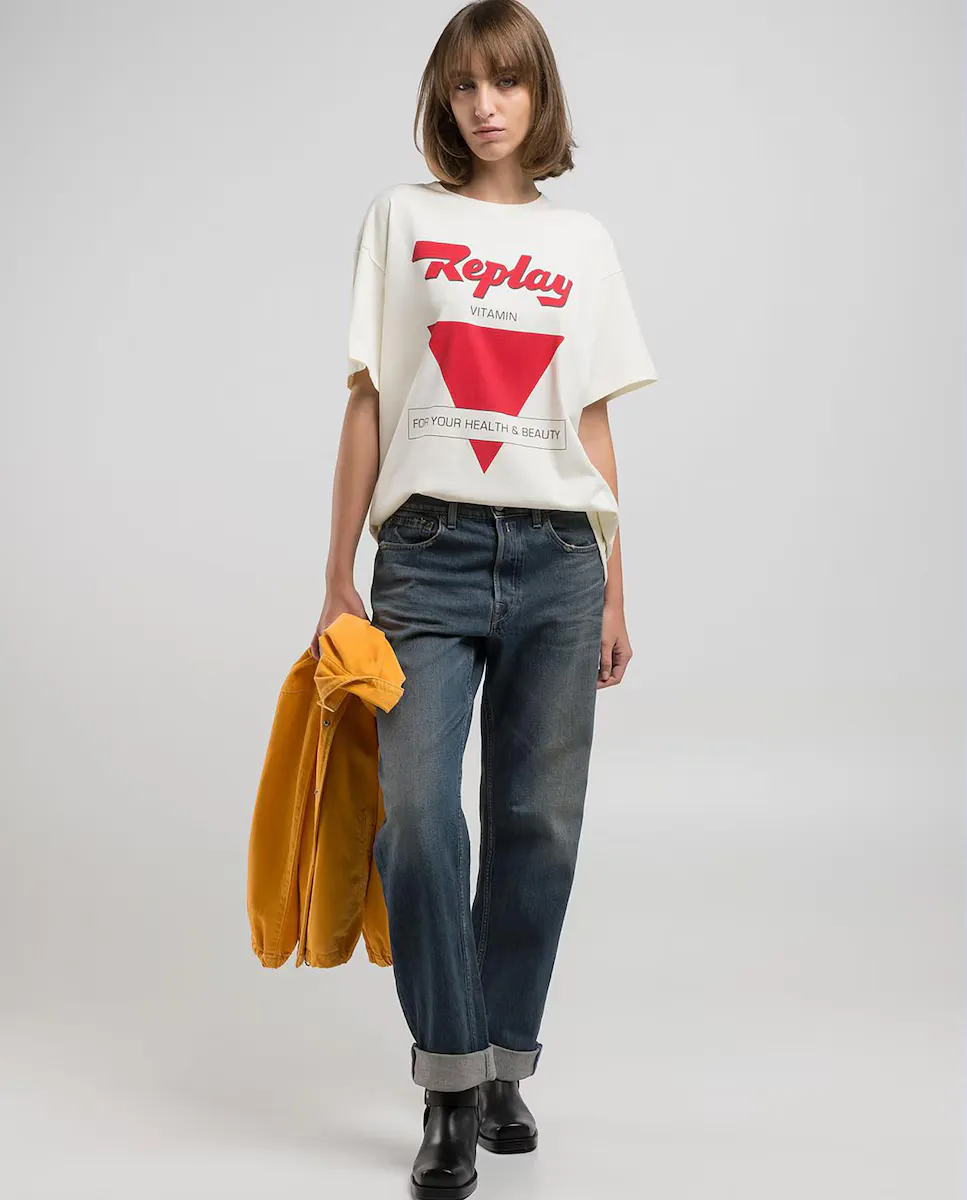 Женские джинсы бойфренды с карманами Replay, синий
Женские джинсы бойфренды с карманами Replay, синий