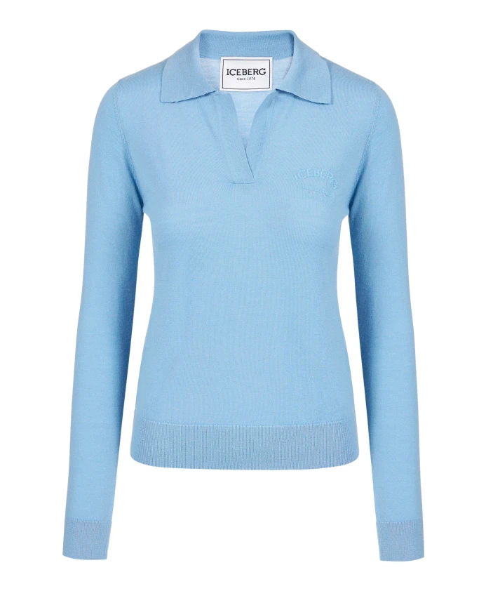Рубашка-Поло с длинными рукавами Iceberg, синий
Рубашка-Поло с длинными рукавами Iceberg, синий