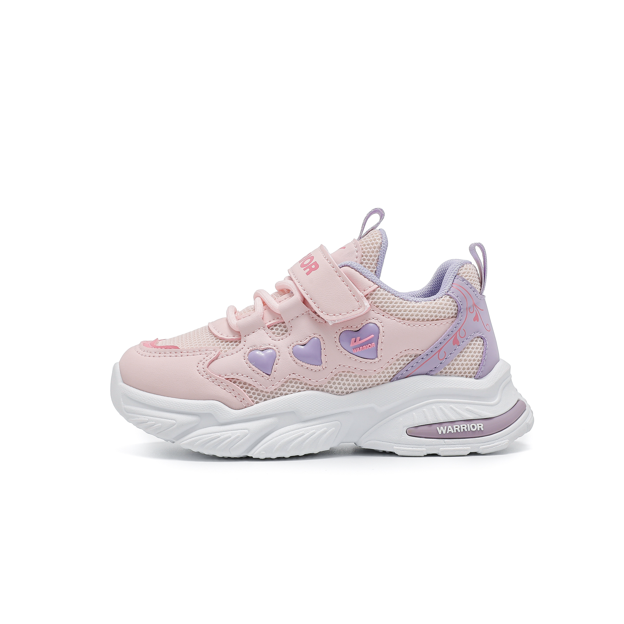 Дышащая повседневная обувь для детей WARRIOR, розовый/фиолетовый
Дышащая повседневная обувь для детей WARRIOR, розовый/фиолетовый
