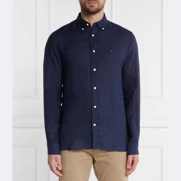Льняная рубашка стандартного кроя, окрашенная пигментом Tommy Hilfiger, синий
Льняная рубашка стандартного кроя, окрашенная пигментом Tommy Hilfiger, синий