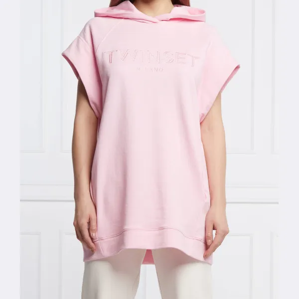 Толстовка свободного кроя Twin-Set, розовый
Толстовка свободного кроя Twin-Set, розовый