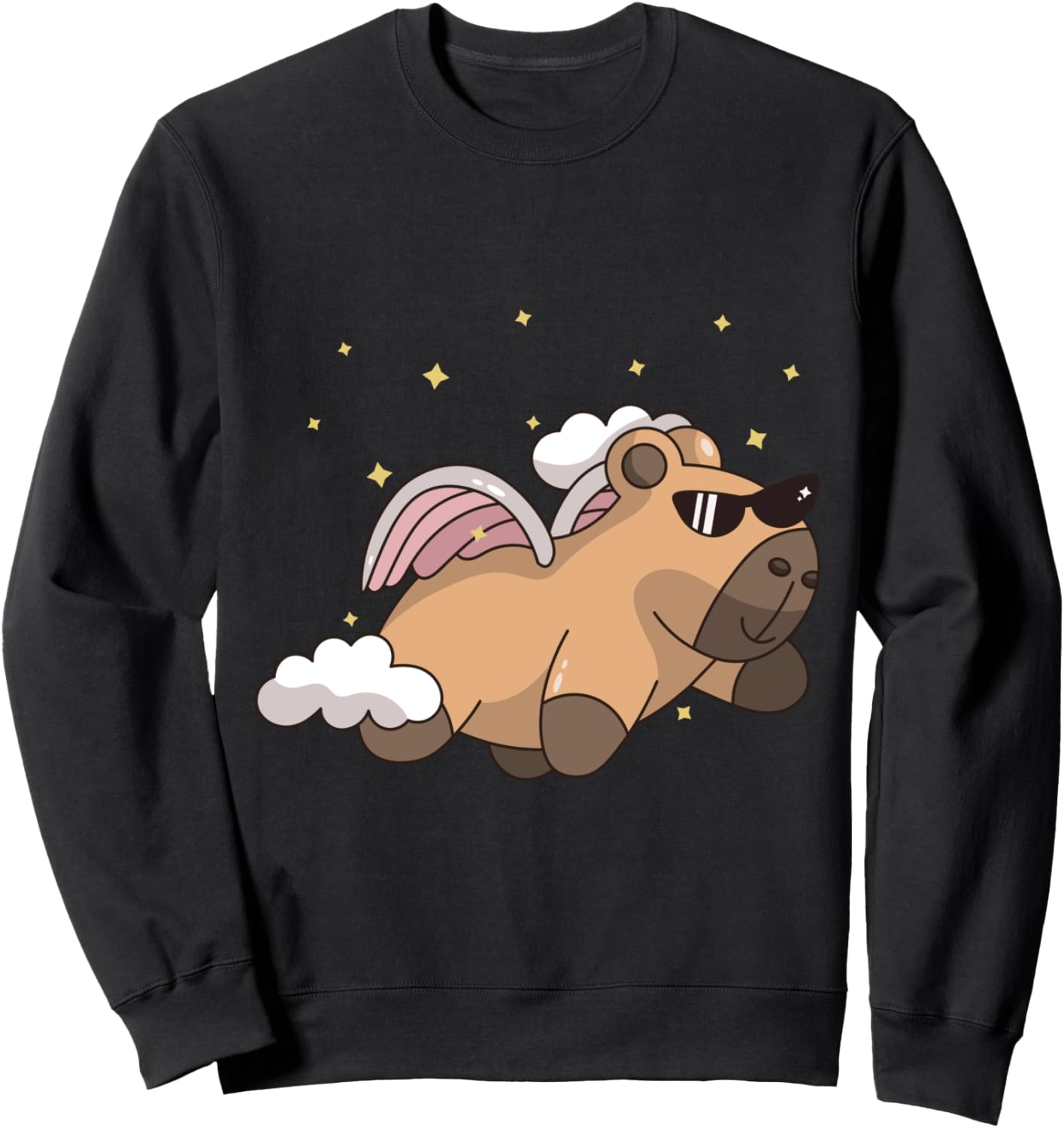 Забавная толстовка с изображением летающей капибары и солнцезащитными очками Capy Rodent Cavy Dab Merch Co., черный
Забавная толстовка с изображением летающей капибары и солнцезащитными очками Capy Rodent Cavy Dab Merch Co., черный