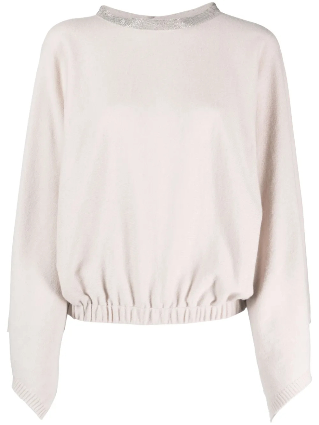 Кашемировый джемпер с бисером Fabiana Filippi, нейтральный
Кашемировый джемпер с бисером Fabiana Filippi, нейтральный