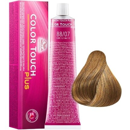 Тинт Color Touch Plus 88/07 Светлый блондин 60мл, Wella
Тинт Color Touch Plus 88/07 Светлый блондин 60мл, Wella