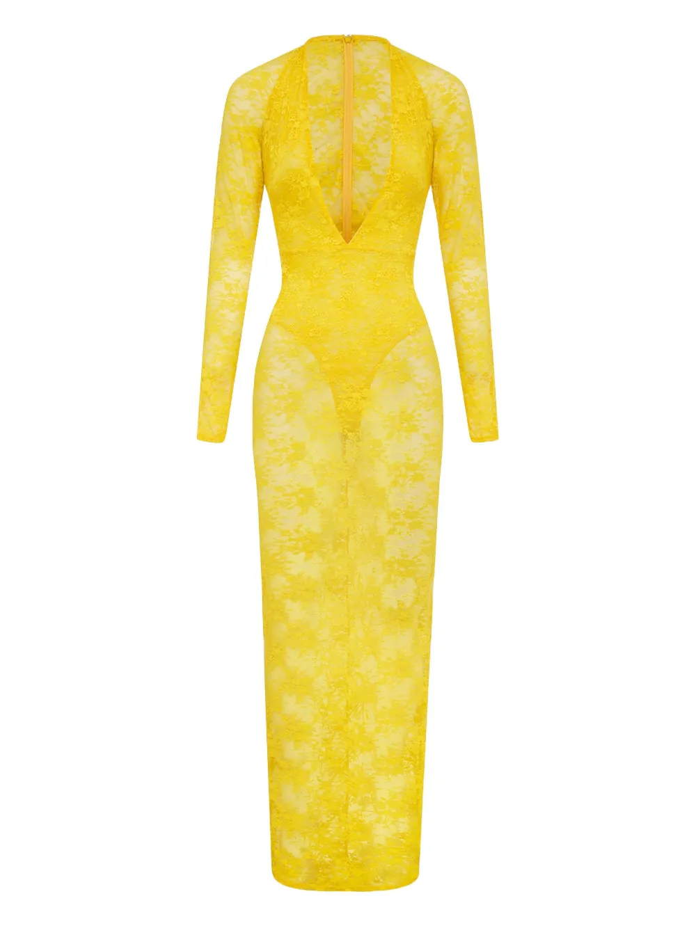 Кружевное платье макси с V-образным вырезом Alex Perry, желтый
Кружевное платье макси с V-образным вырезом Alex Perry, желтый
