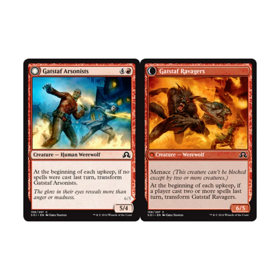 CCG Поджигатели Гатстафа // Опустошители Гастафа (К), MTG - Shadows Over Innistrad
CCG Поджигатели Гатстафа // Опустошители Гастафа (К), MTG - Shadows Over Innistrad