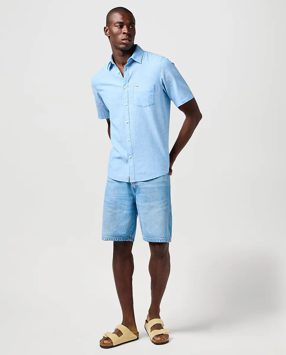 Мужские джинсовые шорты свободного кроя Frontier Wrangler, голубой
Мужские джинсовые шорты свободного кроя Frontier Wrangler, голубой