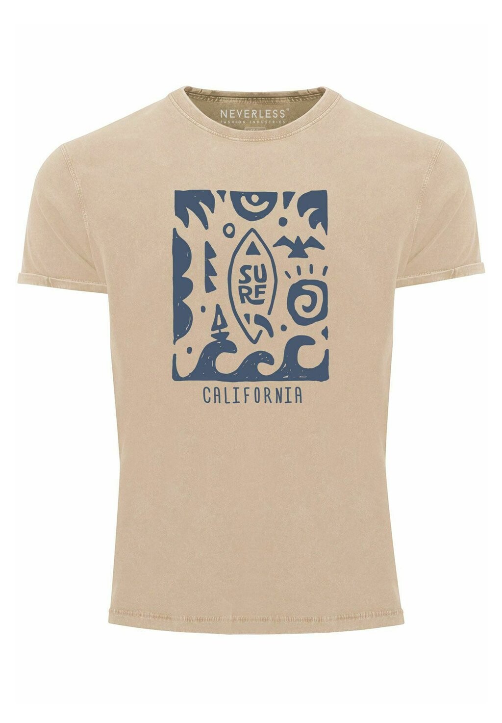 Футболка с принтом VINTAGE SURF CALIFORNIA ETHNO WELLE MEER SOMMER SON Neverless, песочный
Футболка с принтом VINTAGE SURF CALIFORNIA ETHNO WELLE MEER SOMMER SON Neverless, песочный