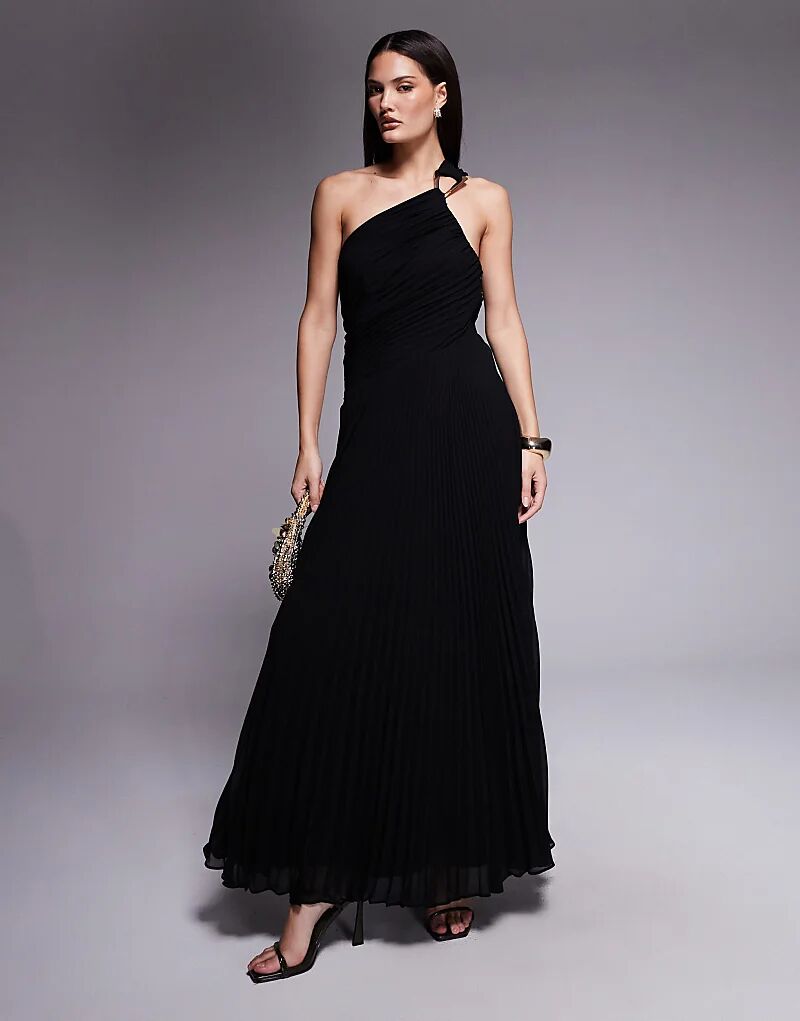 Платье макси Forever New на одно плечо с драпировкой и открытой спиной черного цвета
Платье макси Forever New на одно плечо с драпировкой и открытой спиной черного цвета