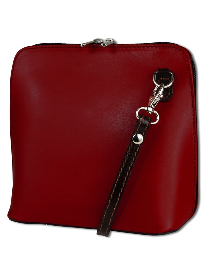 Наплечная сумка Toscanto Umhängetasche, Schultertasche Leder rot, schwarz ca. 17cm
Наплечная сумка Toscanto Umhängetasche, Schultertasche Leder rot, schwarz ca. 17cm