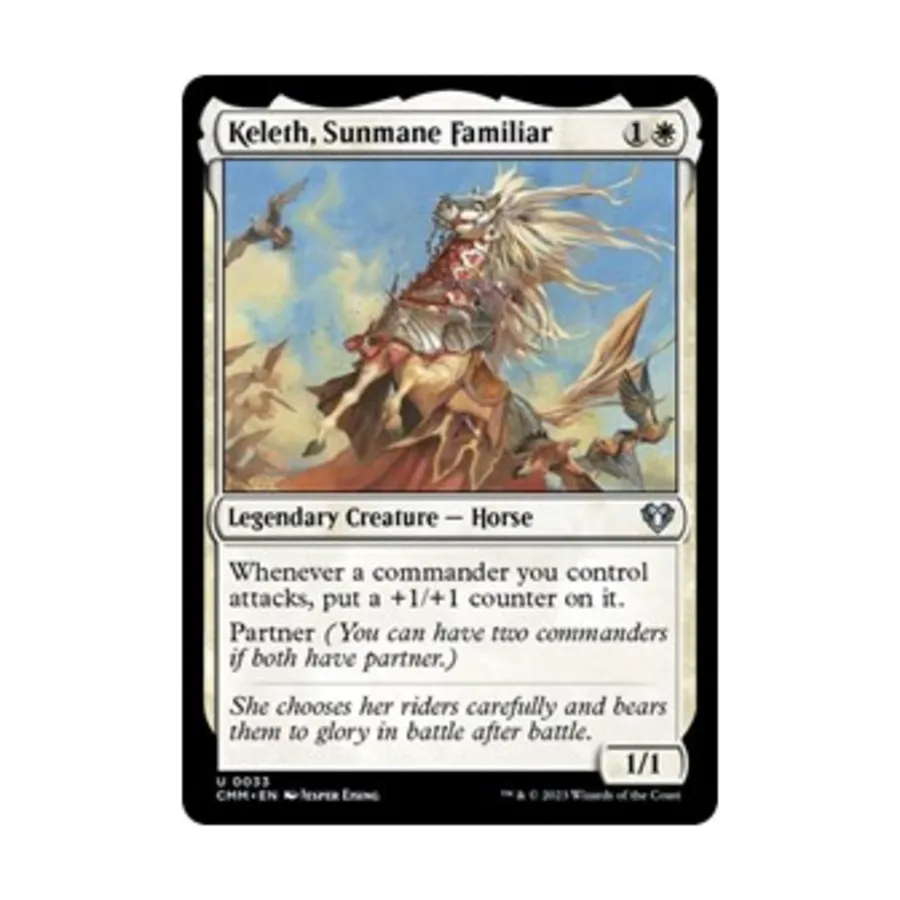 CCG Келет, Фамильяр Солнечной Гривы (U), MTG - Commander Masters
CCG Келет, Фамильяр Солнечной Гривы (U), MTG - Commander Masters