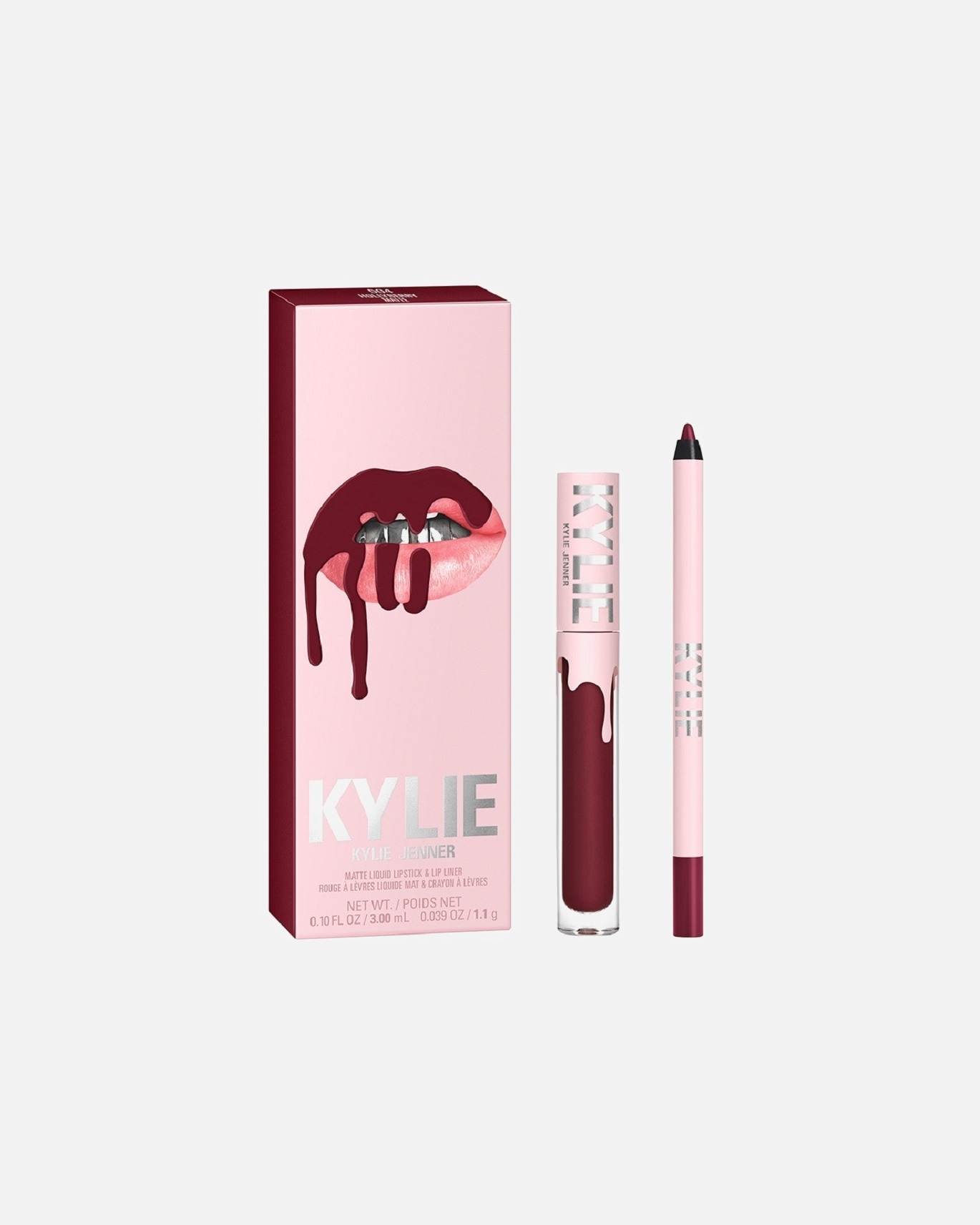 Набор косметики Matte lip kit Kylie Cosmetics, nr. 504 hollyberry, 4.25 гр
Набор косметики Matte lip kit Kylie Cosmetics, nr. 504 hollyberry, 4.25 гр