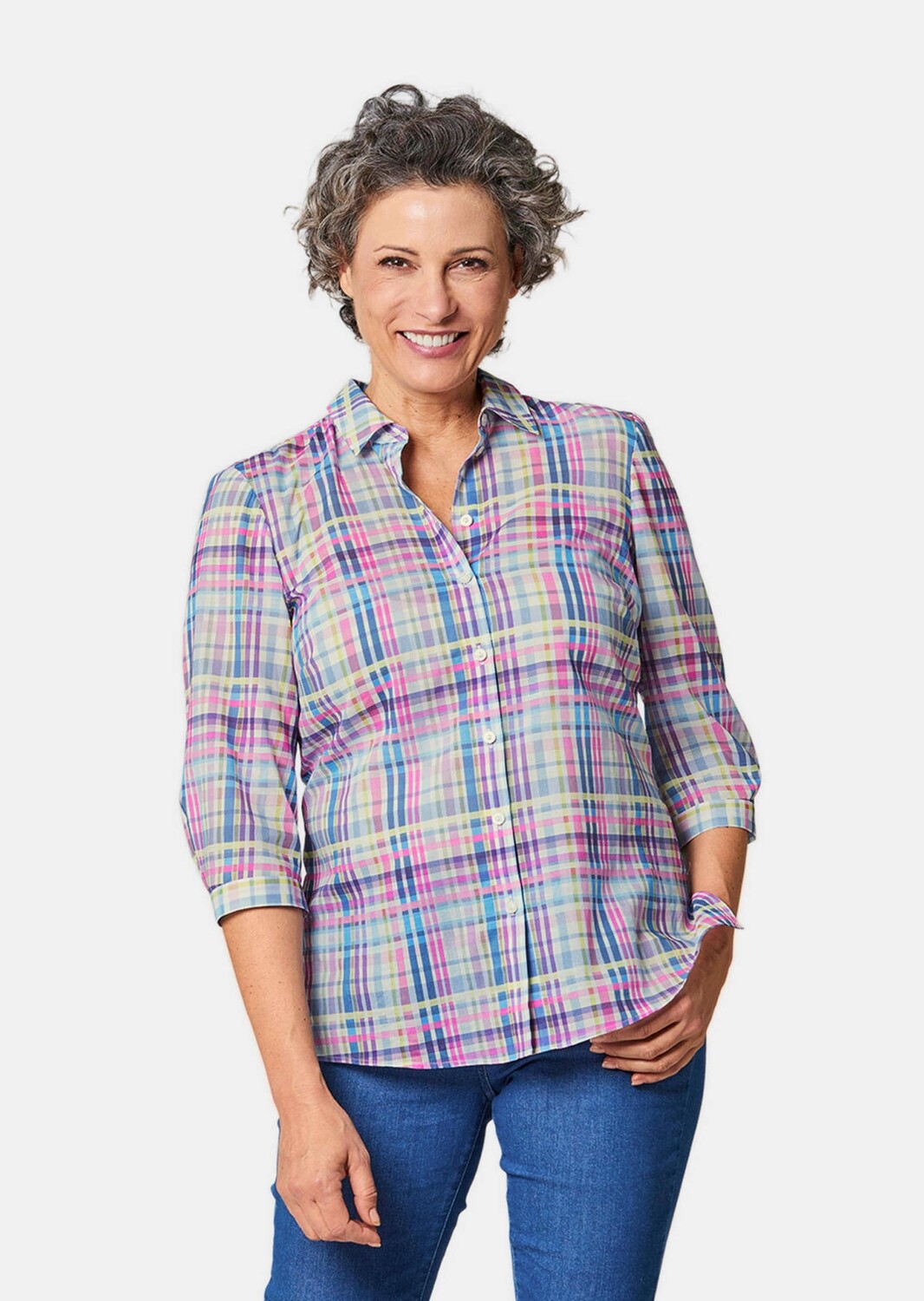 Блуза GOLDNER Tunika, цвет bunt/kariert
Блуза GOLDNER Tunika, цвет bunt/kariert