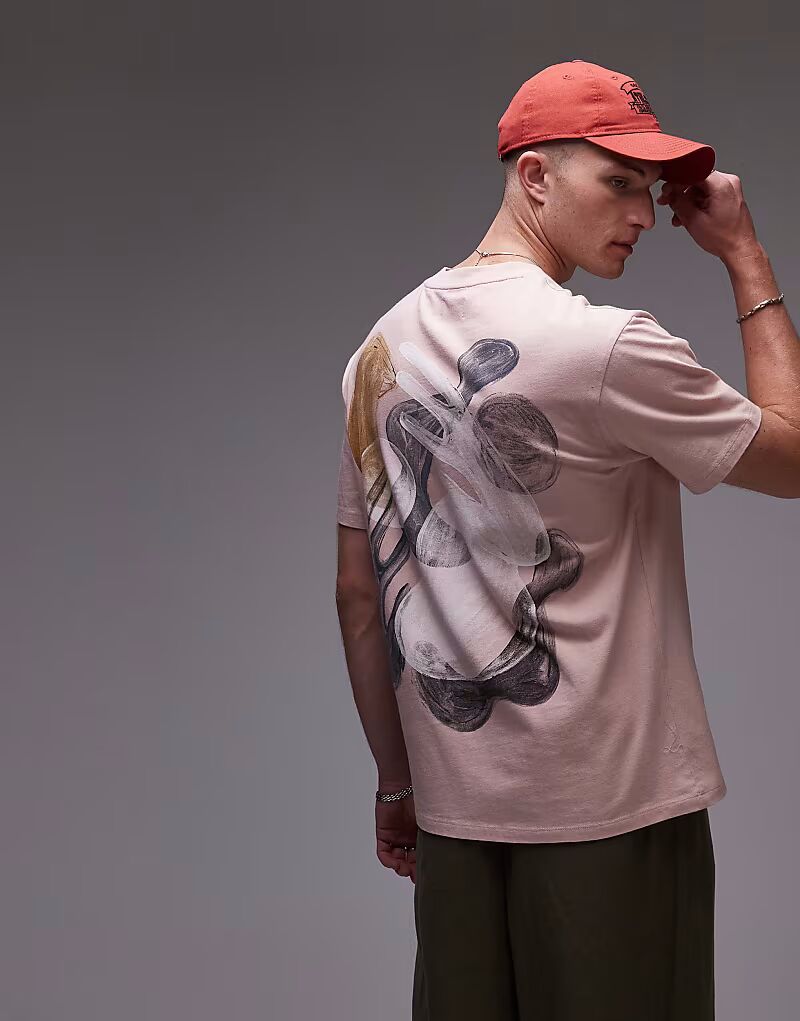 Футболка Topman свободного кроя с принтом в виде нарисованных фигур спереди и сзади в светло-розовом цвете
Футболка Topman свободного кроя с принтом в виде нарисованных фигур спереди и сзади в светло-розовом цвете