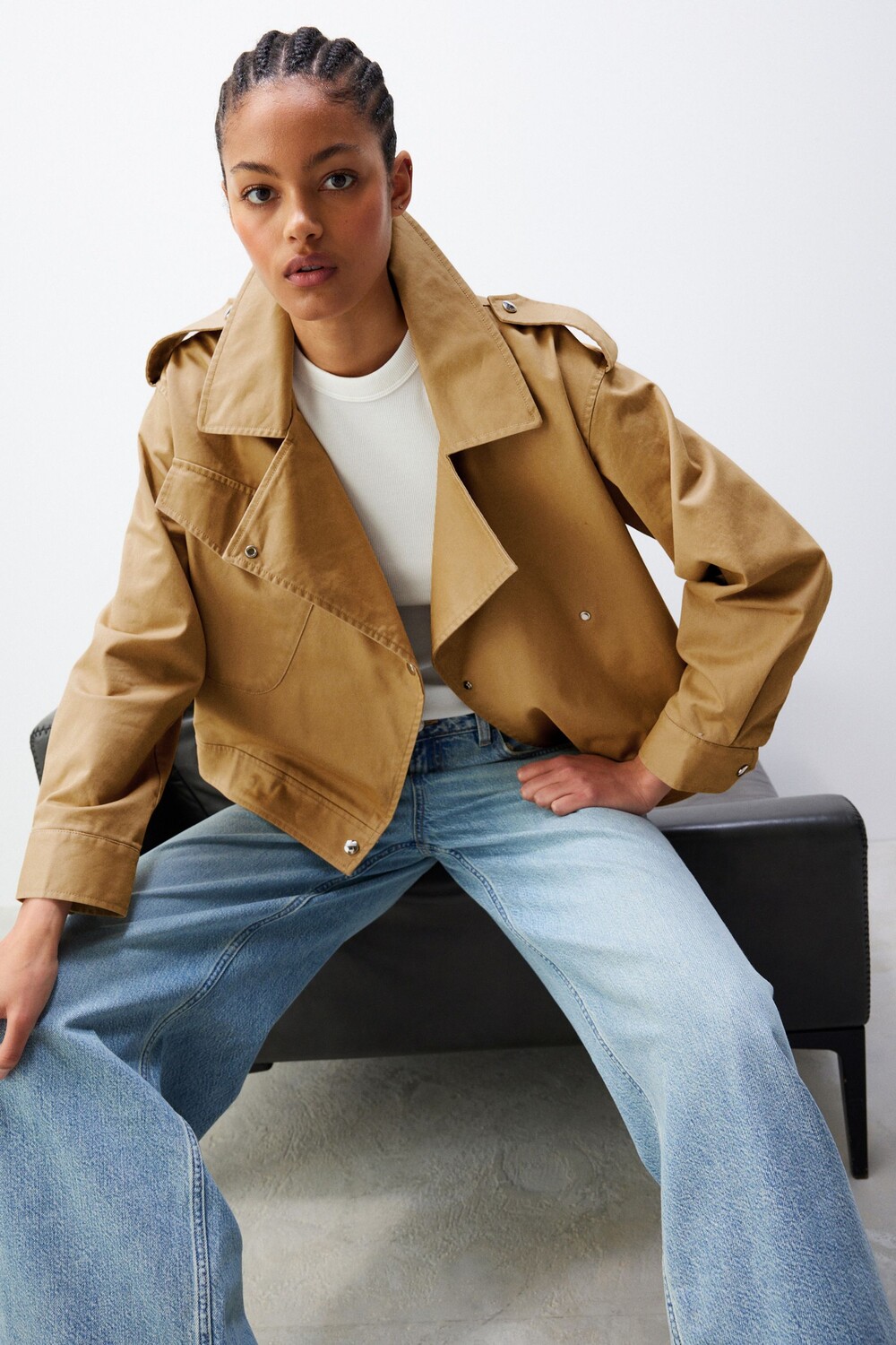 Укороченный тренч Next, коричневый
Укороченный тренч Next, коричневый