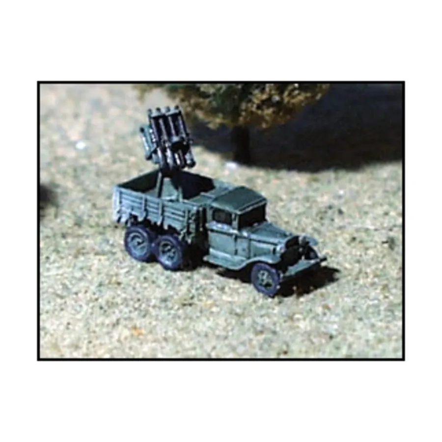 Зенитный грузовик ГАЗ, WWII Micro Armour - Russia - Rockets, and AA Guns (1:285)
Зенитный грузовик ГАЗ, WWII Micro Armour - Russia - Rockets, and AA Guns (1:285)