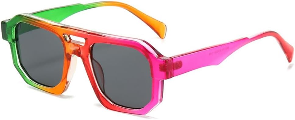 Солнцезащитные очки UV400 с двойной перемычкой и градиентной окраской, подходят для женщин и мужчин, для бега и занятий спортом на открытом воздухе UYPTK, Green Purple
Солнцезащитные очки UV400 с двойной перемычкой и градиентной окраской, подходят для женщин и мужчин, для бега и занятий спортом на открытом воздухе UYPTK, Green Purple