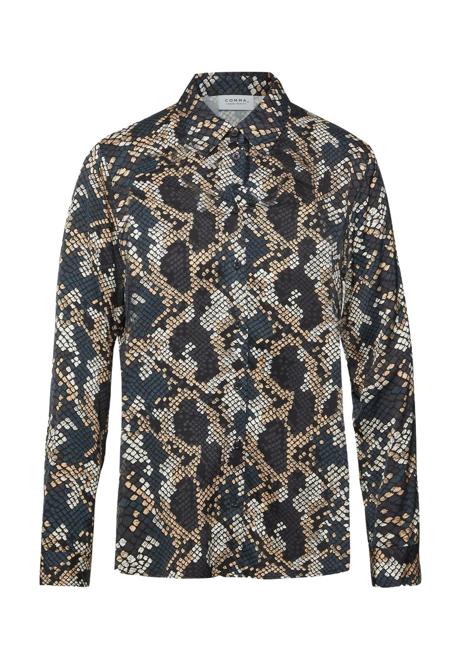 Блуза comma Button-down blouse, Dunkelgrau/Black
Блуза comma Button-down blouse, Dunkelgrau/Black