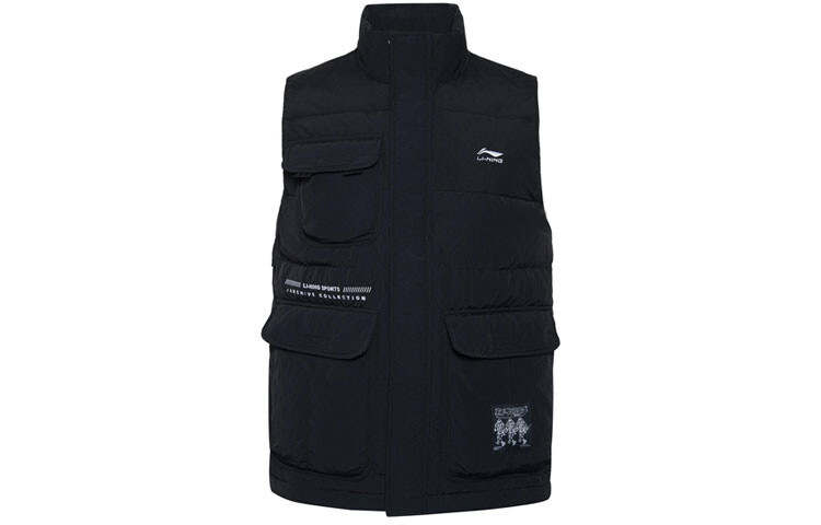 Спортивная модная коллекция жилет мужской черный Lining, черный
Спортивная модная коллекция жилет мужской черный Lining, черный