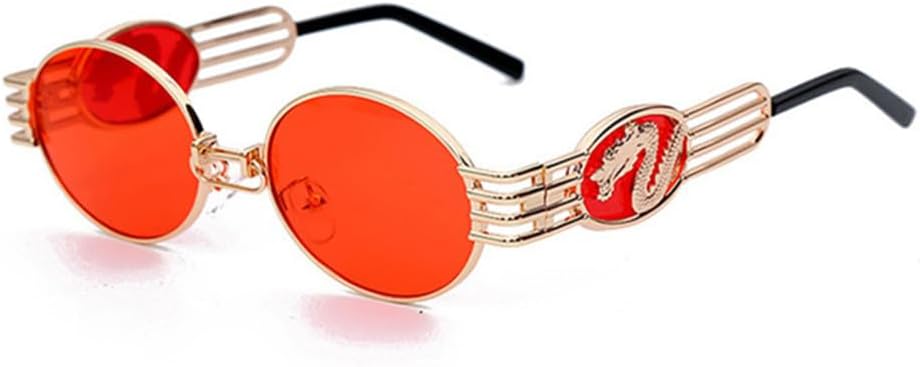 Овальные солнцезащитные очки из сплава для мужчин в стиле панк, солнцезащитные очки для женщин с зеркальными линзами, солнцезащитные очки для женщин с защитой от УФ-излучения UV400 VFDHN, C5
Овальные солнцезащитные очки из сплава для мужчин в стиле панк, солнцезащитные очки для женщин с зеркальными линзами, солнцезащитные очки для женщин с защитой от УФ-излучения UV400 VFDHN, C5