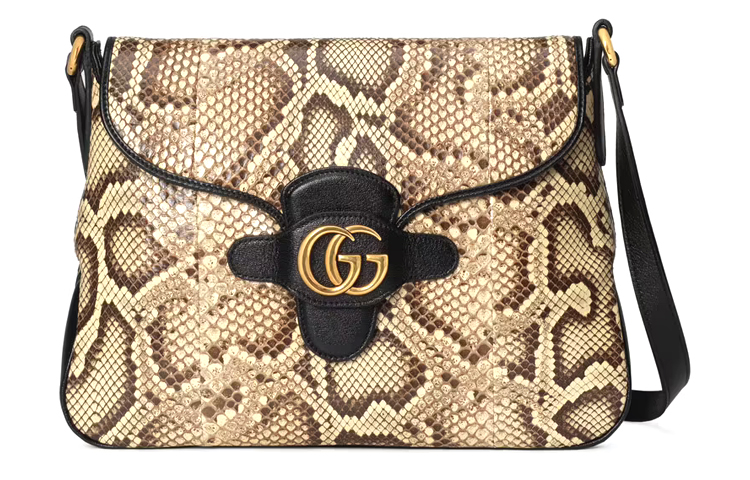 Gucci Винтажная женская сумка через плечо из кожи питона, стандартного размера, бежево-черная
Gucci Винтажная женская сумка через плечо из кожи питона, стандартного размера, бежево-черная