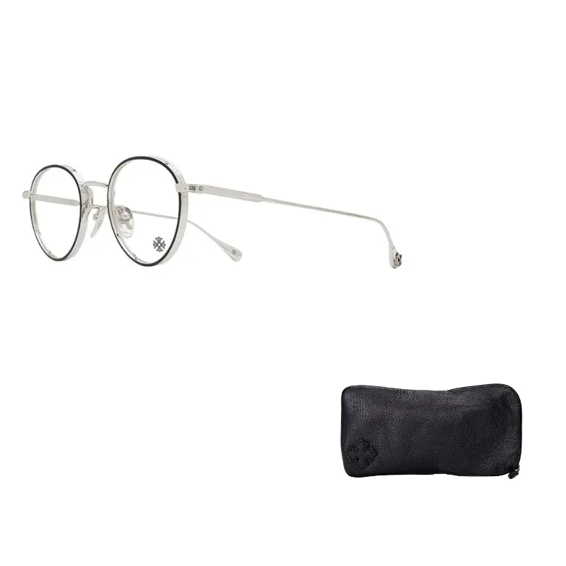 Chrome Hearts Титановая оправа для очков круглая унисекс черная серебристая, Black Silver
Chrome Hearts Титановая оправа для очков круглая унисекс черная серебристая, Black Silver