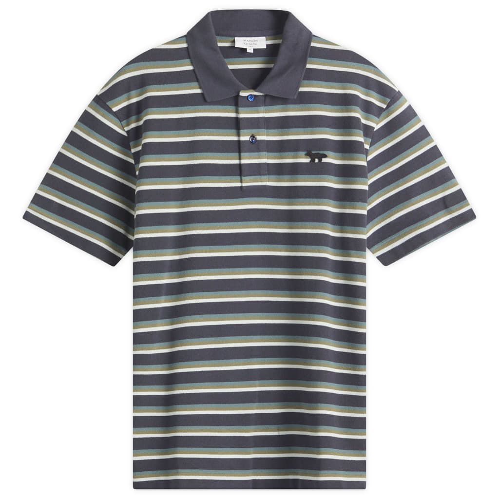 Поло с полосками и лисой Maison Kitsune Profile Fox Patch Maison Kitsuné, черный
Поло с полосками и лисой Maison Kitsune Profile Fox Patch Maison Kitsuné, черный